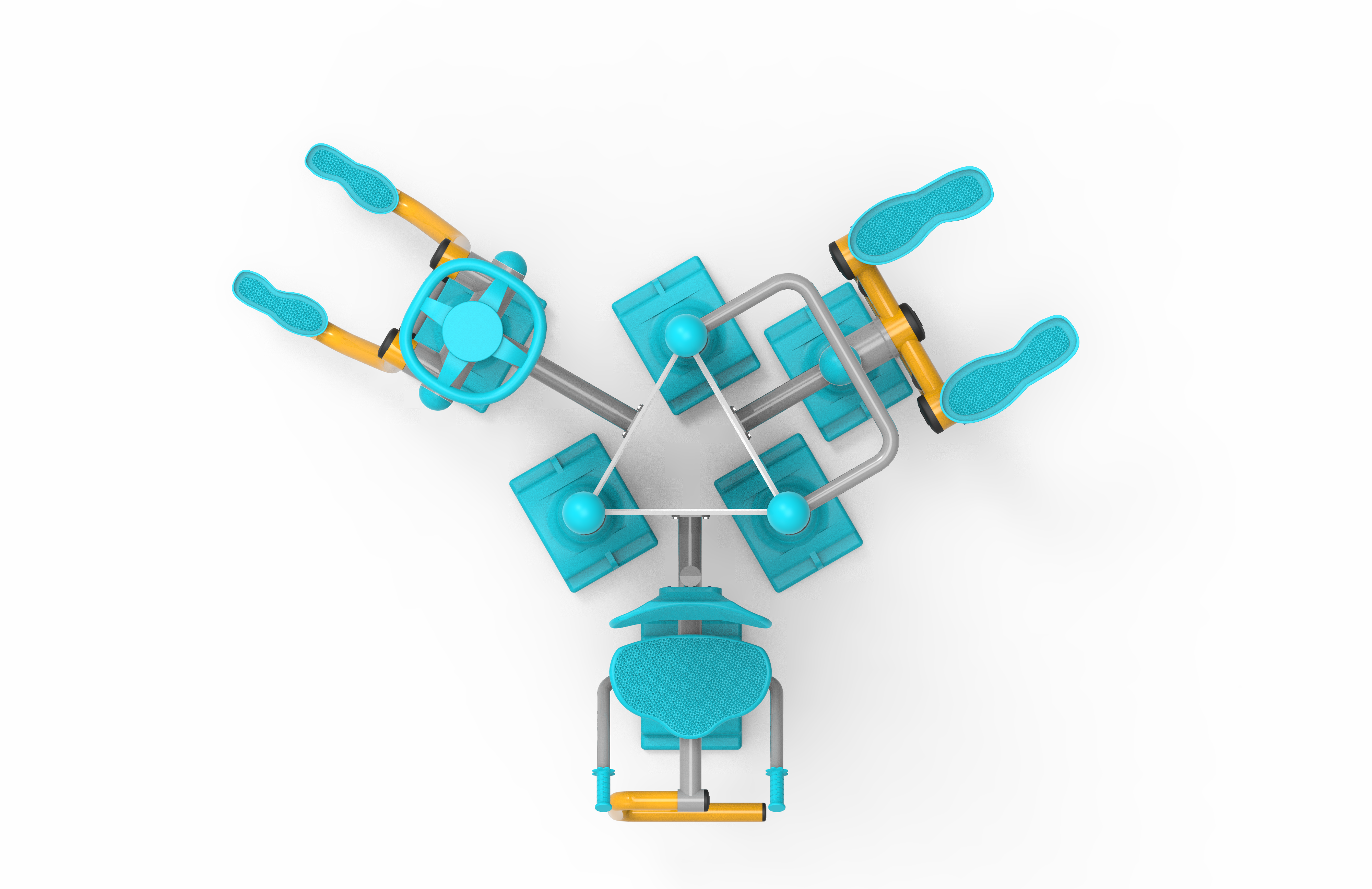 Bacak Agirlik Bacak Acma ve Step Aleti PF-300 | Dış Mekan Spor Aletleri | Erse Kent Mobilyaları